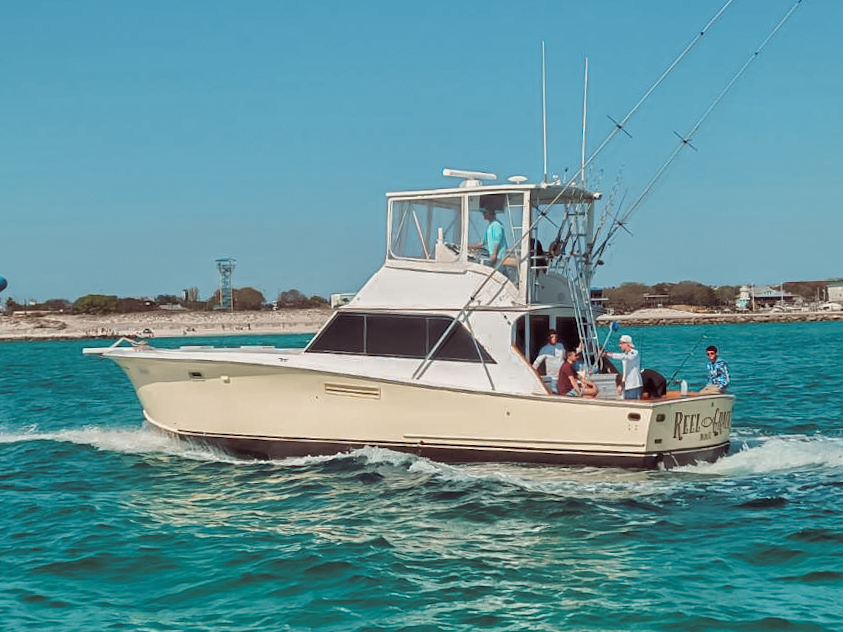 Charter Boat Reel Grace family friendly  private deep sea fishing charter in Destin, Florida.