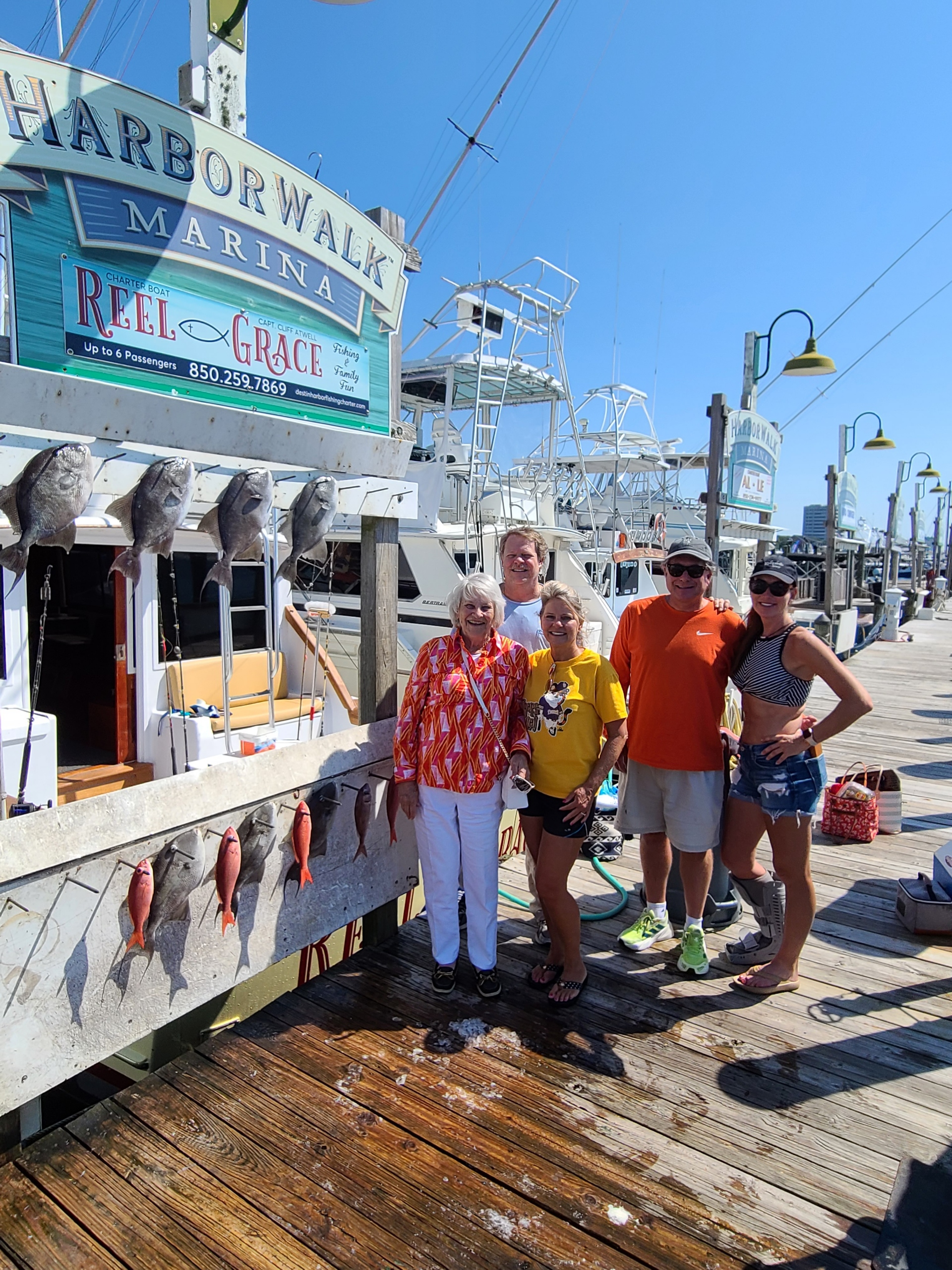 Destin Private Fishing Charters during October, November, and